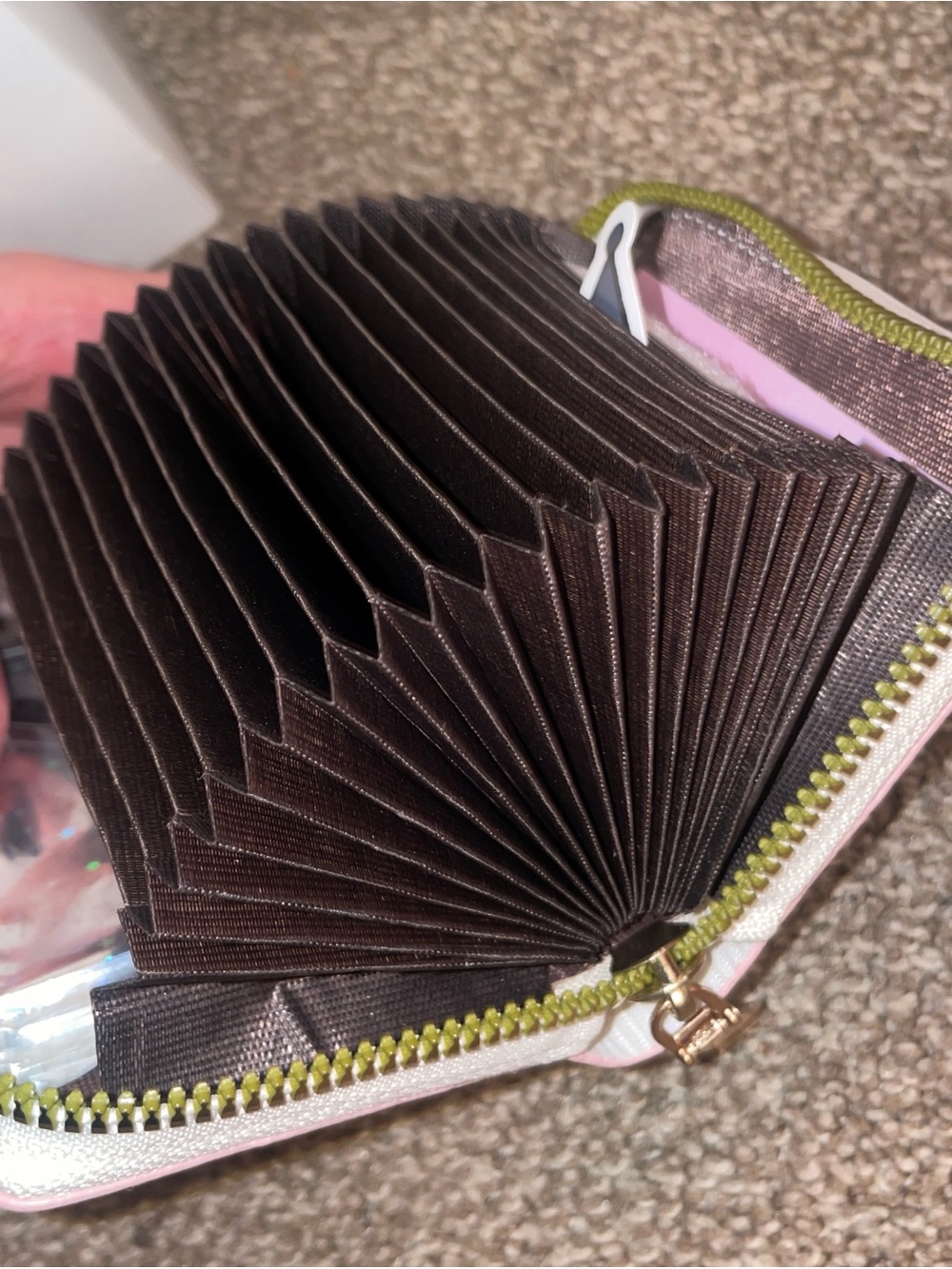 Pink Floral Moon Wallet - Picture 2 of 2